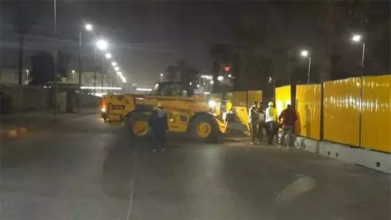 بدء تجهيزات غلق شارع 26 يوليو ليلاً لاستكمال أعمال مونوريل وادي النيل