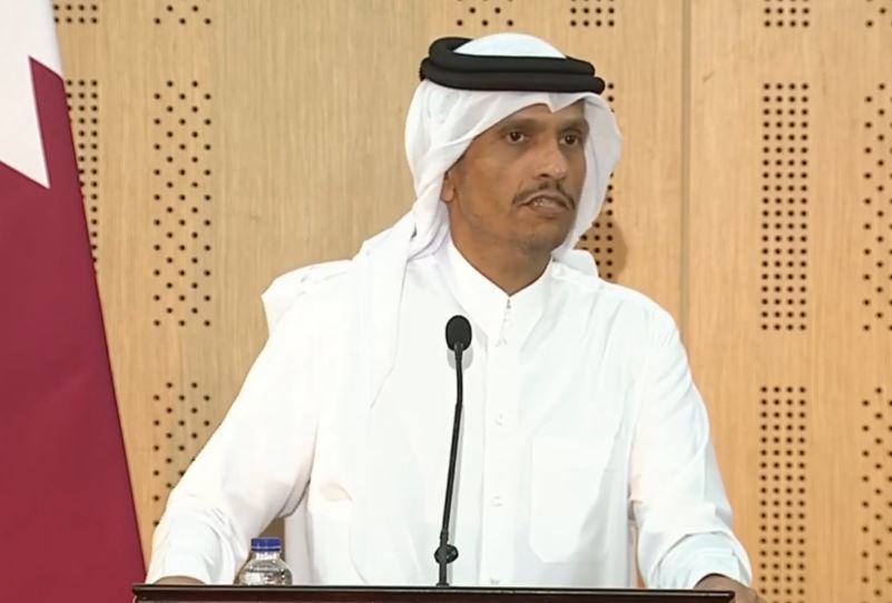 رئيس وزراء قطر: جهود مع مصر وتركيا لزيادة الضغط الدولي على إسرائيل