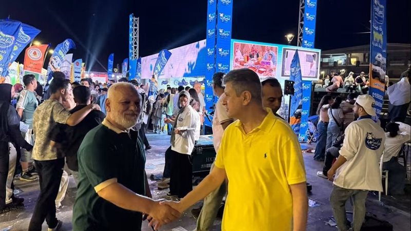 رئيس تجارية دمياط يتفقد مهرجان الجبنة في يومه الثالث ويشيد بالإقبال