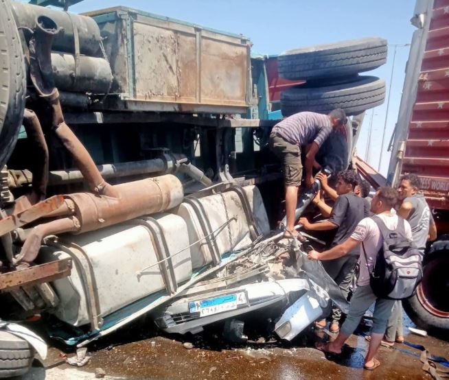 مصدر أمني ينفي وقوع حادث جديد على طريق القاهرة - الإسكندرية الصحراوي