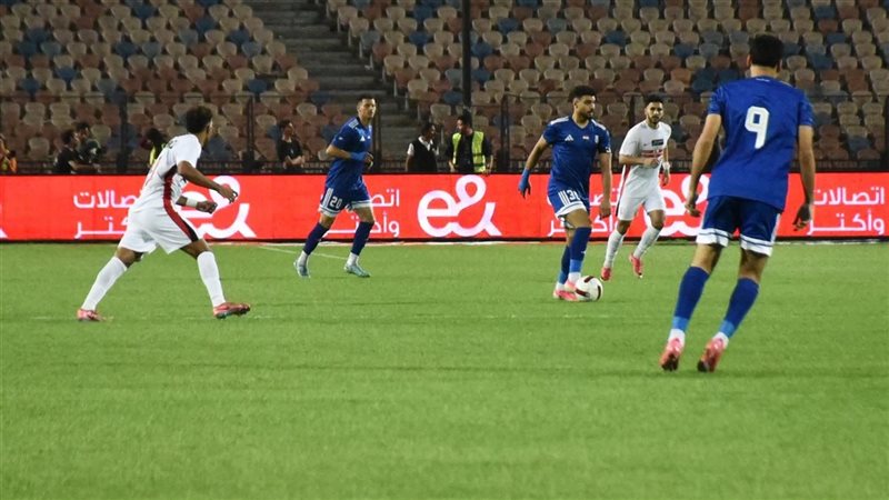 محمد إسماعيل يمنح الزمالك التقدم أمام أبو قير للأسمدة في الدوري الممتاز