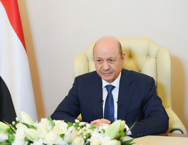 العليمي يحمل الحوثيين مسؤولية التصعيد ويدعو لوقف «التهدئة المجانية»