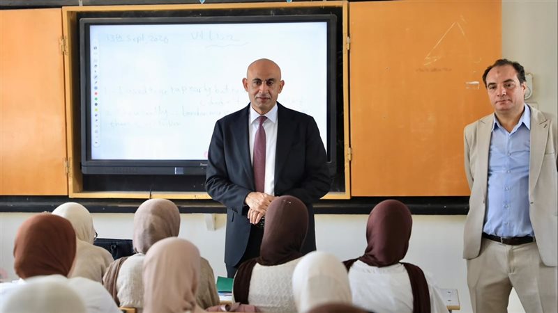 وزير التعليم يتفقد مدارس الغربية في أول أيام العام الدراسي 2026/2027