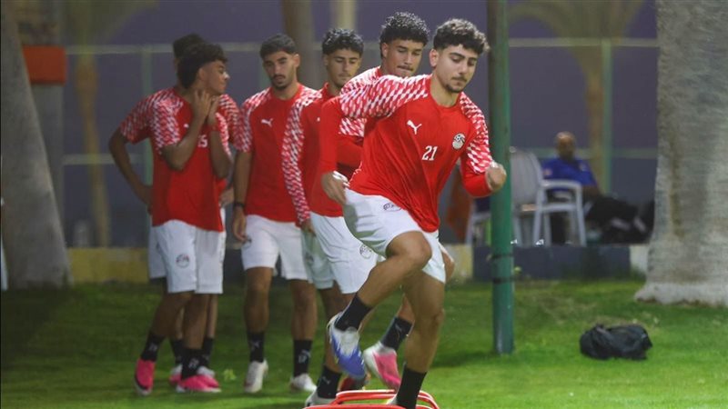 منتخب الشباب يختتم استعداداته لمواجهة المغرب بتصفيات شمال أفريقيا