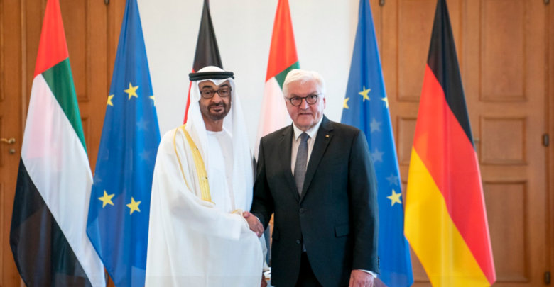 الرئيس الألماني يستقبل ولي عهد أبوظبي