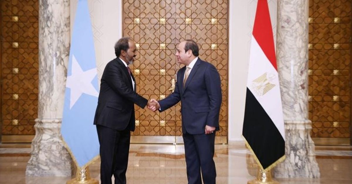 الرئيس السيسي يبحث مع نظيره الصومالي أوضاع منطقة القرن الإفريقي