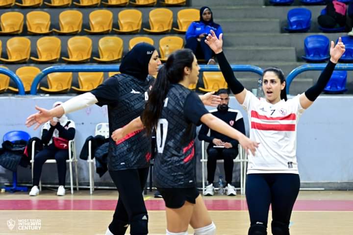 الزمالك في المجموعة الثانية بدوري كرة الطائرة سيدات