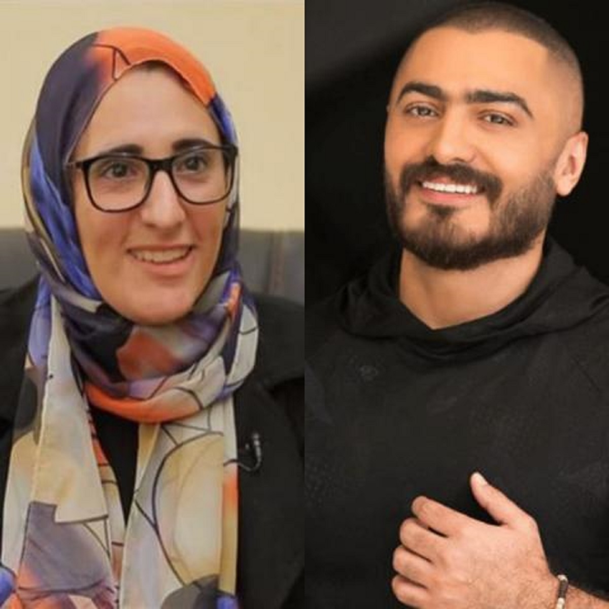 تامر حسني يمازح مخرجة فيلم ري ستارت: المخرجة سارة وفيق في لحظة استعجال