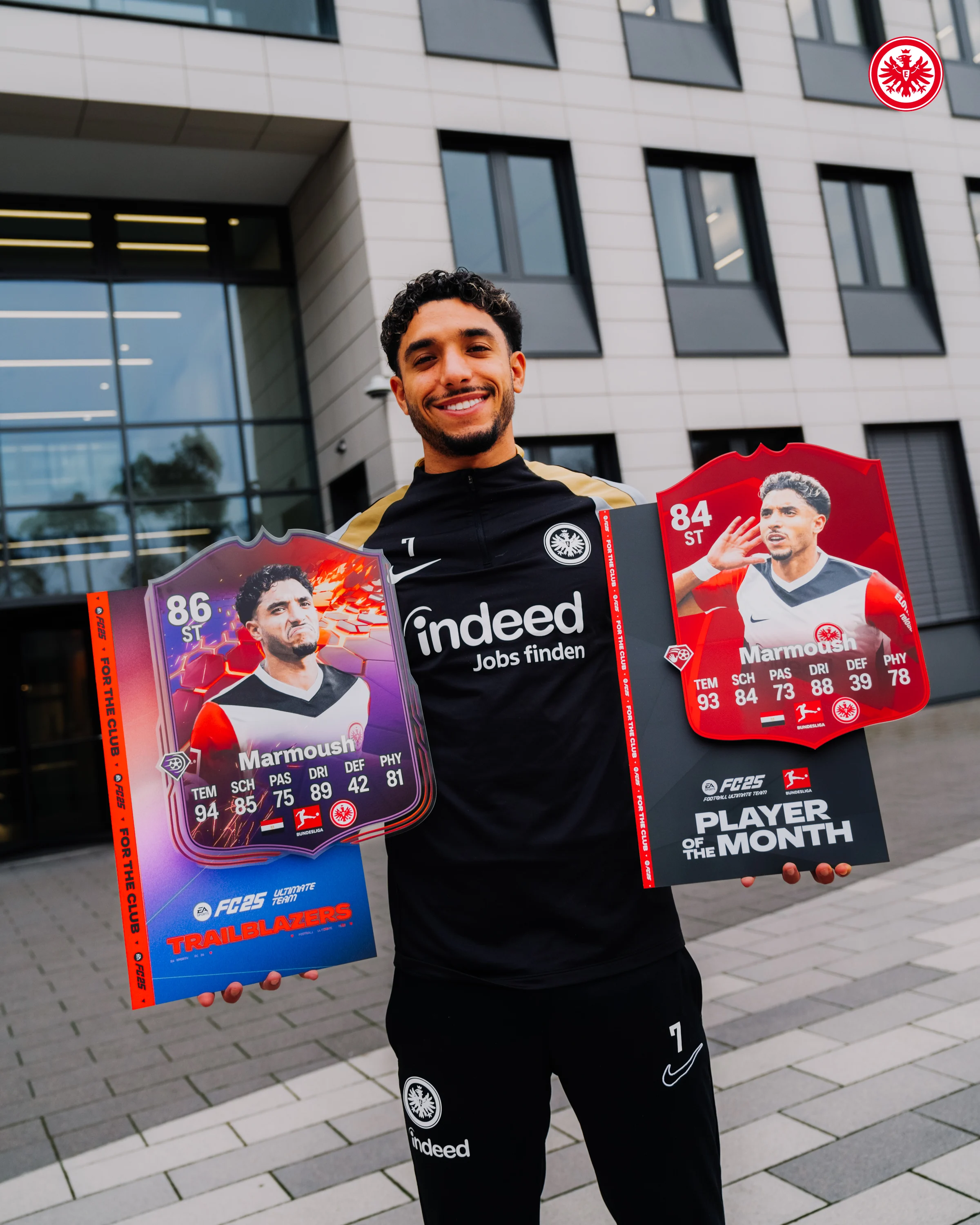 عمر مرموش يفوز بجائزة أفضل لاعب في إينتراخت فرانكفورت الألماني عن شهر أكتوبر