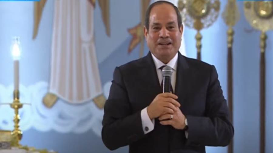 15 رسالة هامة من الرئيس السيسي في كاتدرائية العاصمة الإدارية الجديدة