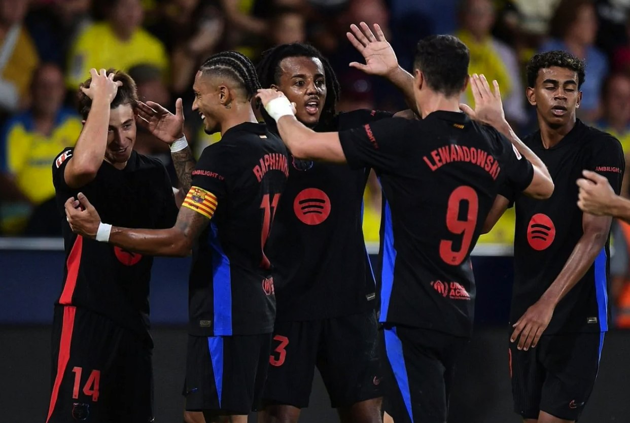 موعد مباراة برشلونة وفياريال في الدوري الإسباني والقناة الناقلة