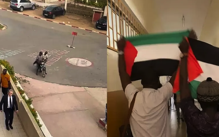 شاهد.. طرد السفير الإسرائيلي من جامعة في السنغال