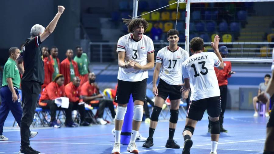 منتخب شباب الكرة الطائرة يتوج بلقب بطولة أفريقيا