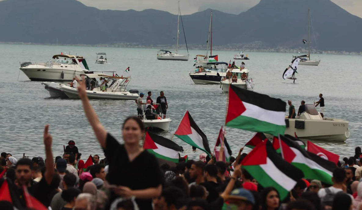 شرطة الاحتلال تحتجز 250 مشاركًا في أسطول الصمود