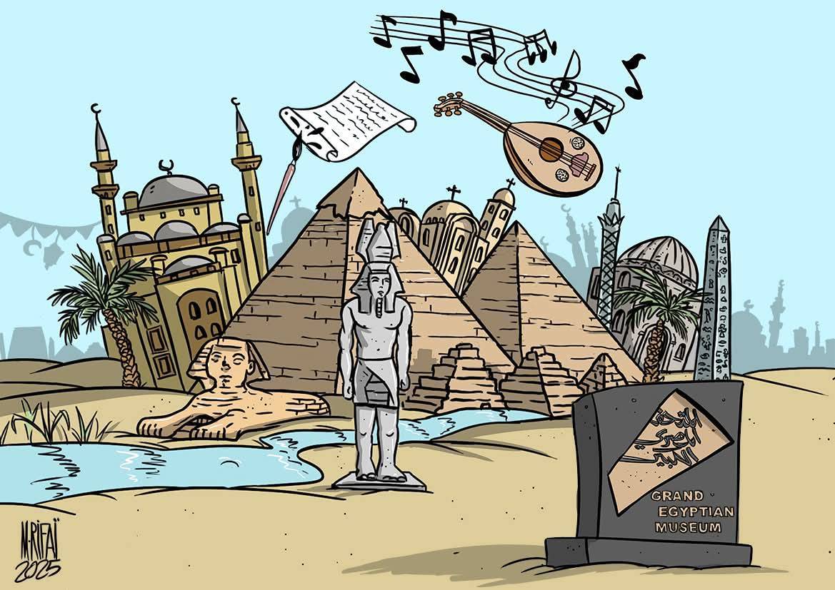 متحف محمود مختار يحتضن احتفالية عيد الكاريكاتير المصري