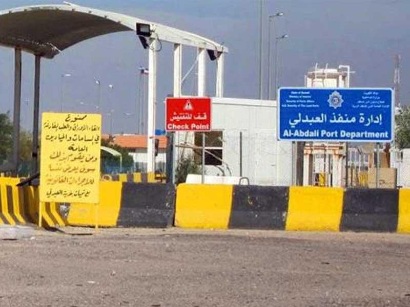 إغلاق منفذي العبدلي وسفوان بين الكويت والعراق إثر قصف مسيرة